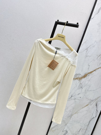 Miu NEW Lace base shirt