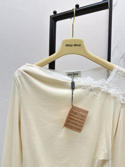 Miu NEW Lace base shirt