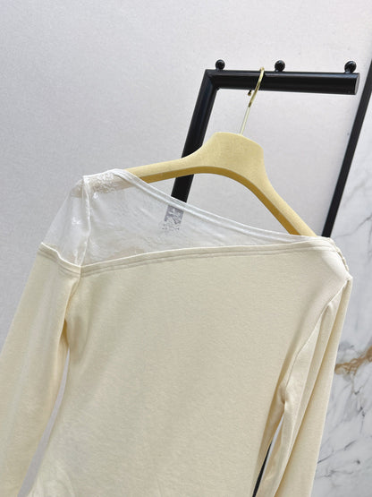 Miu NEW Lace base shirt