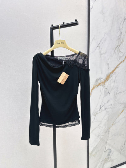 Miu NEW Lace base shirt