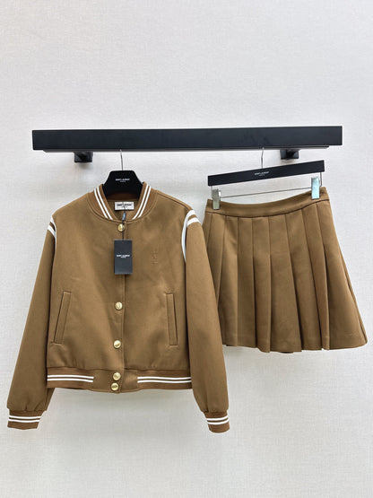 Saint NEW  jacket + pleated skirt