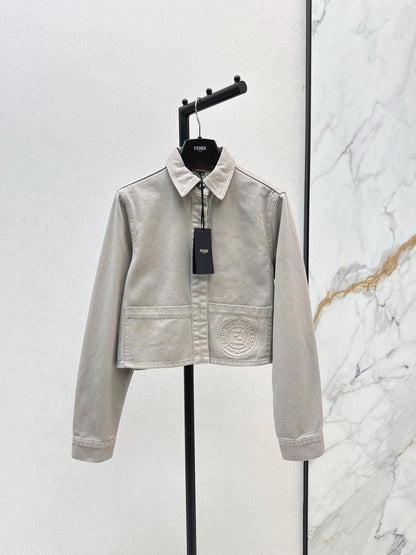 Fend NEW Cropped denim jacket