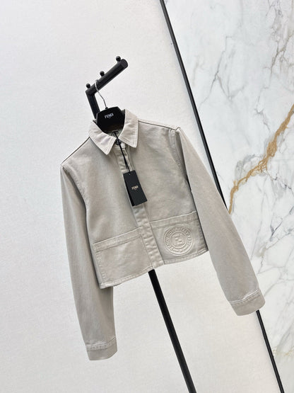 Fend NEW Cropped denim jacket