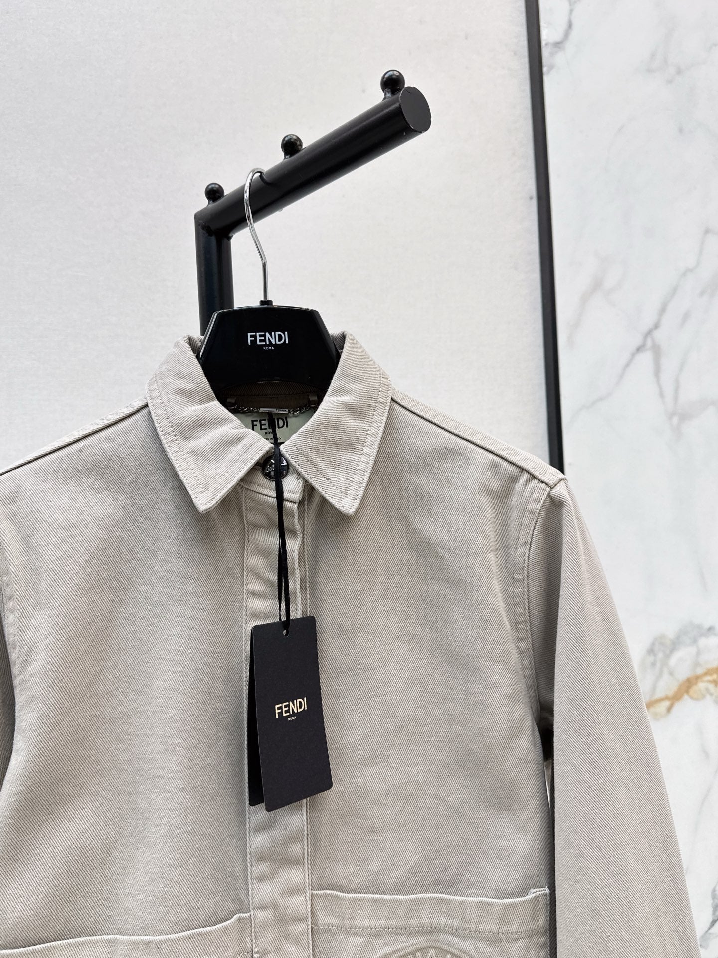 Fend NEW Cropped denim jacket