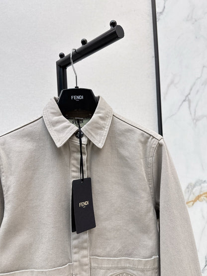 Fend NEW Cropped denim jacket