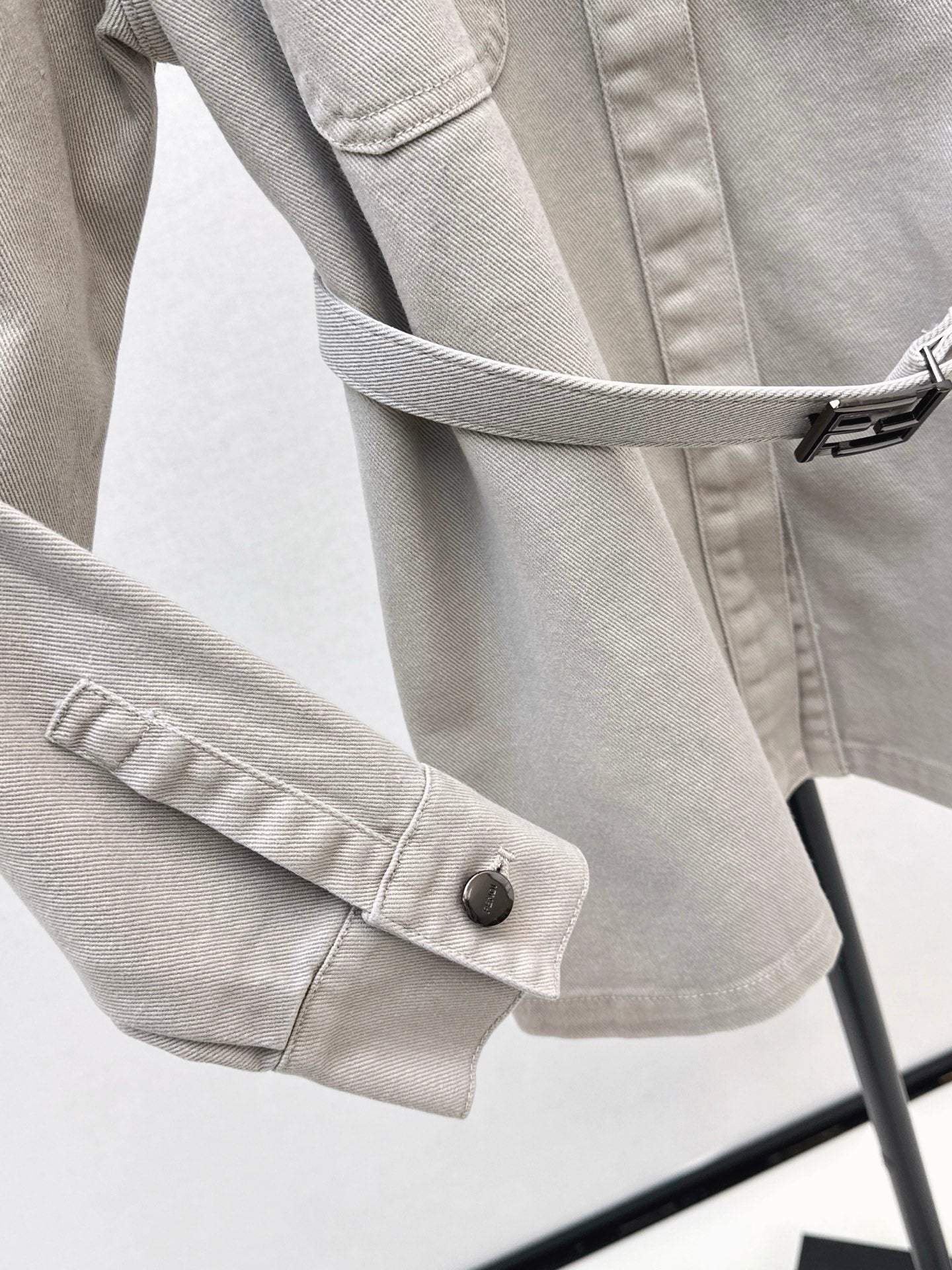 Fend NEW Long denim jacket