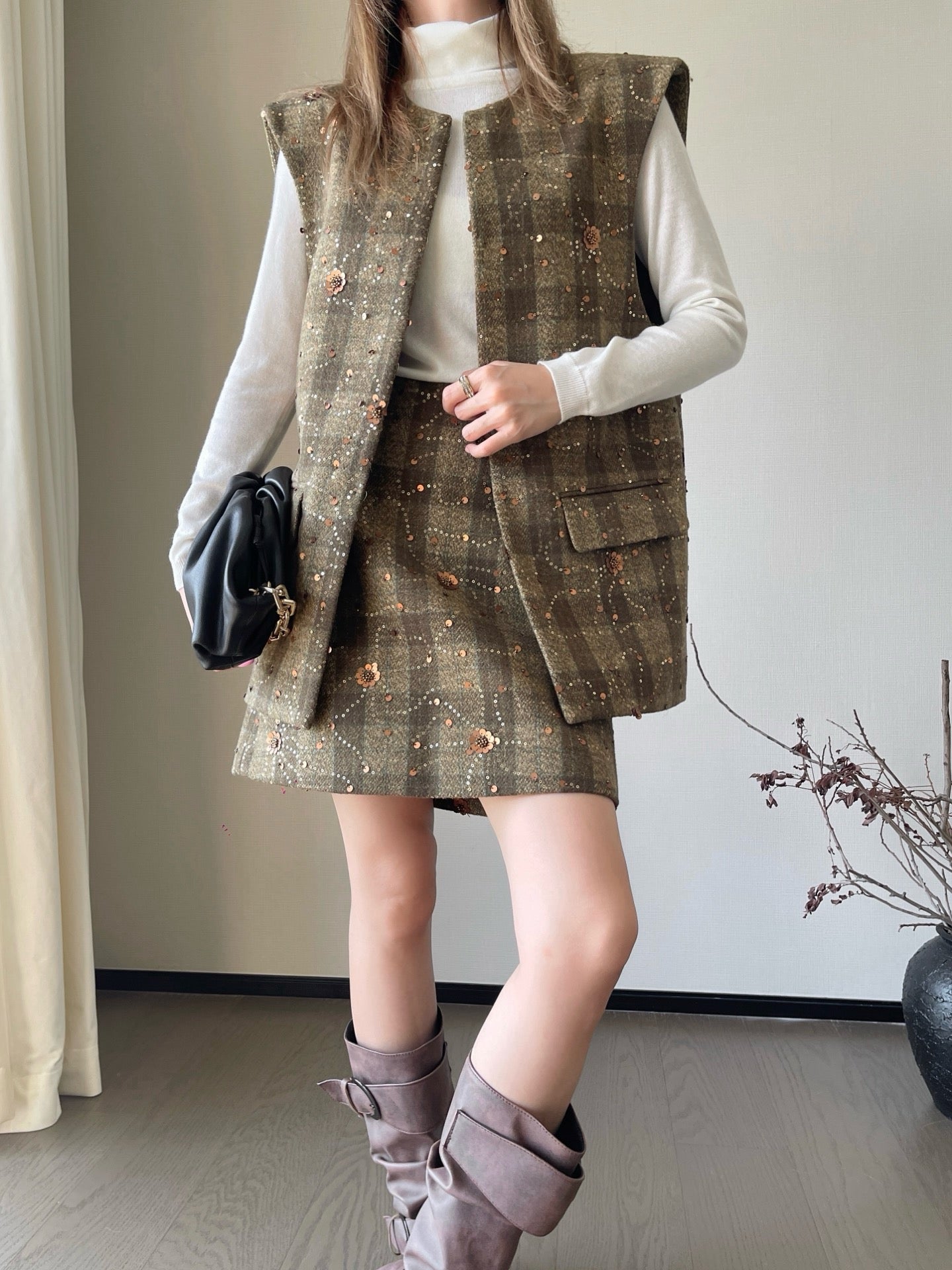 Miu NEW sequin skirt