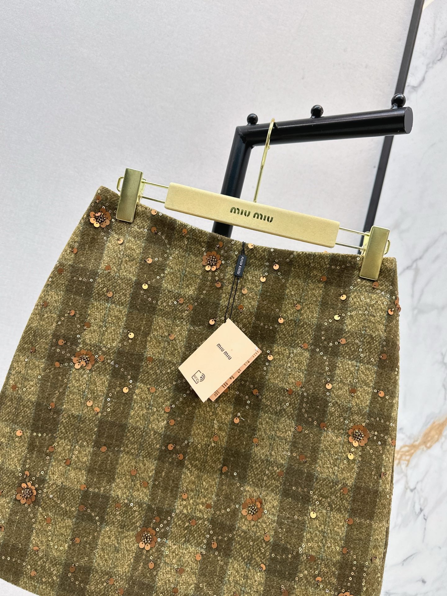 Miu NEW sequin skirt