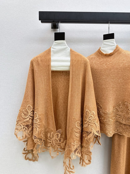 ES NEW  Lace knit suit