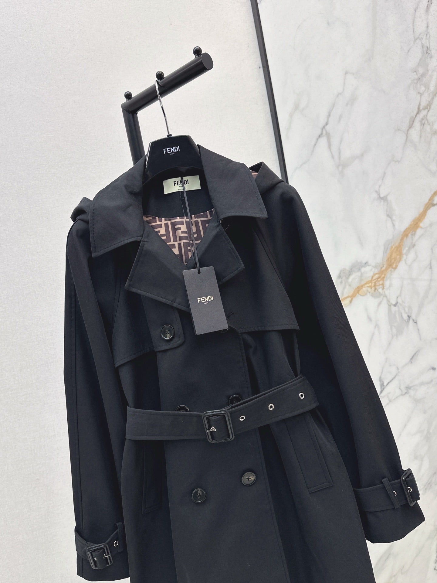 Fend NEW  belted jacket