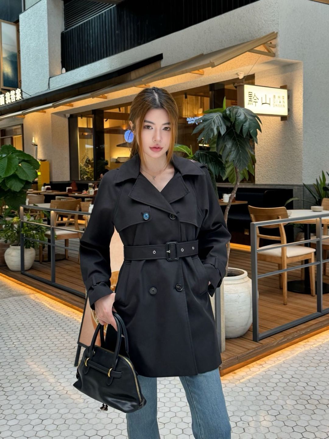 Fend NEW  belted jacket