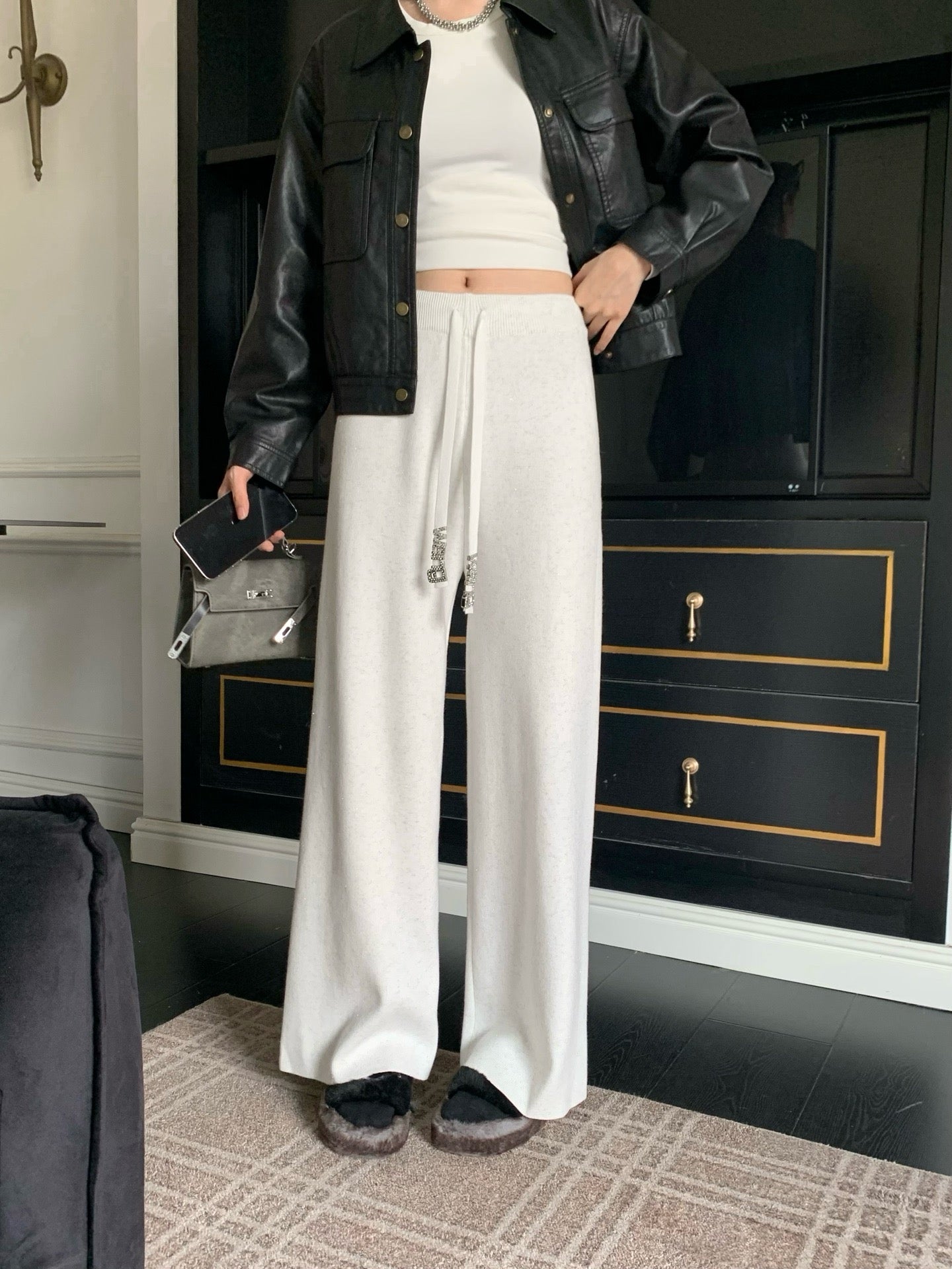 Wang NEW  Straight pants