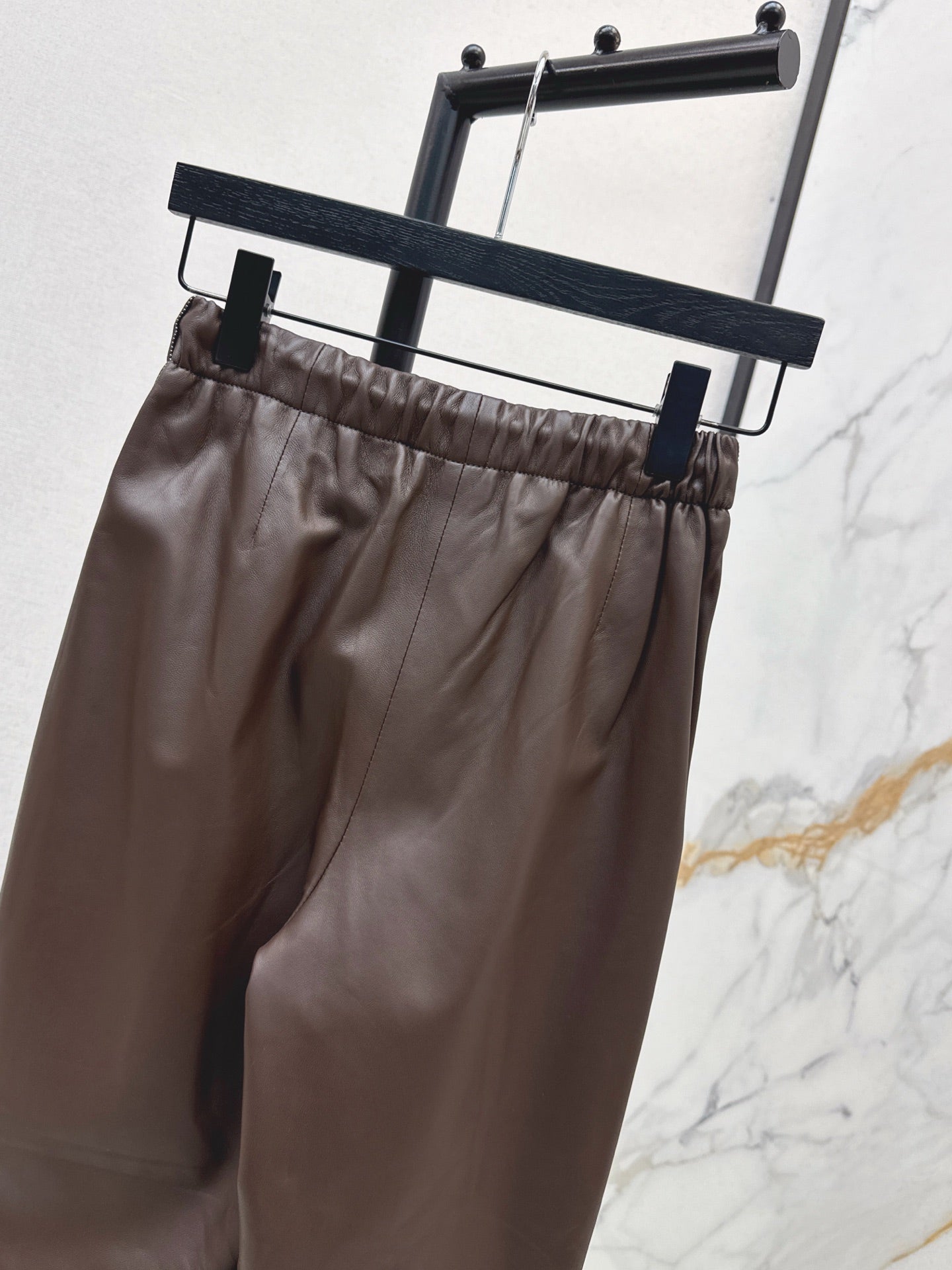 Brun NEW  leather pants