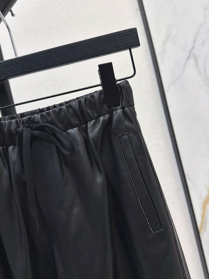 Brun NEW  leather pants