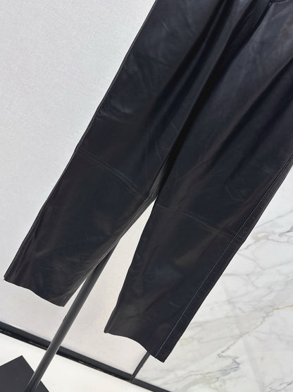 Brun NEW  leather pants