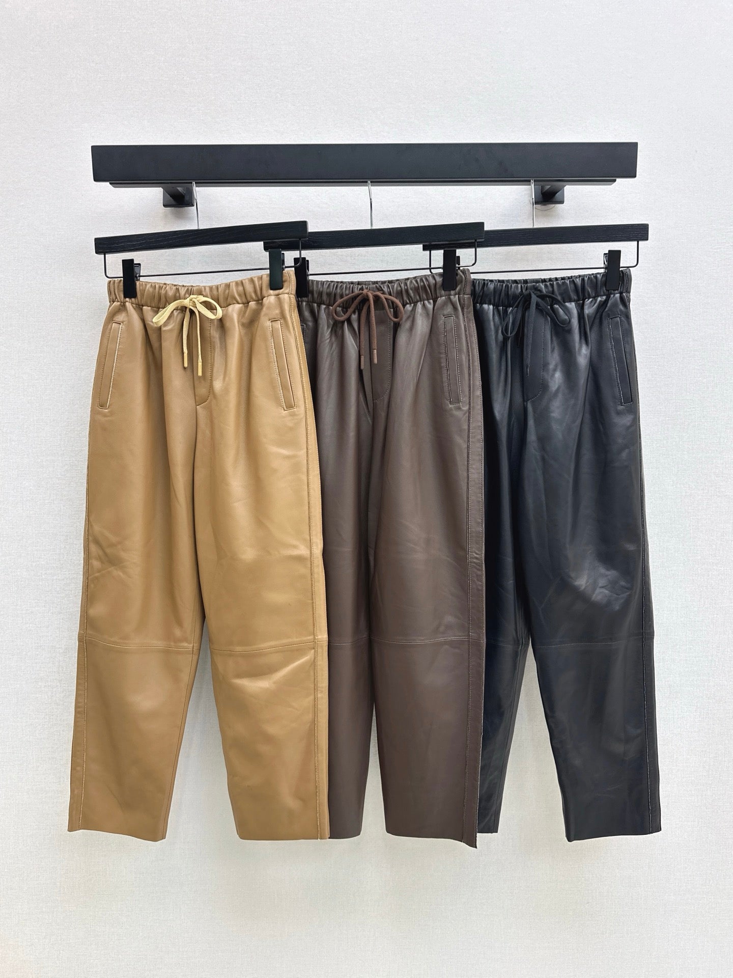 Brun NEW  leather pants