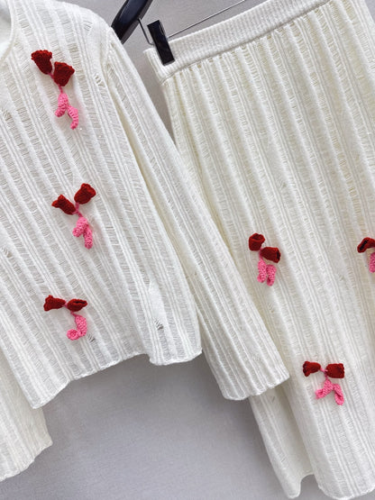 Chan NEW sweater + skirt set