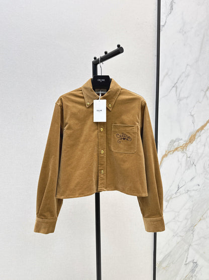 Ce1ni  NEW  corduroy shirt