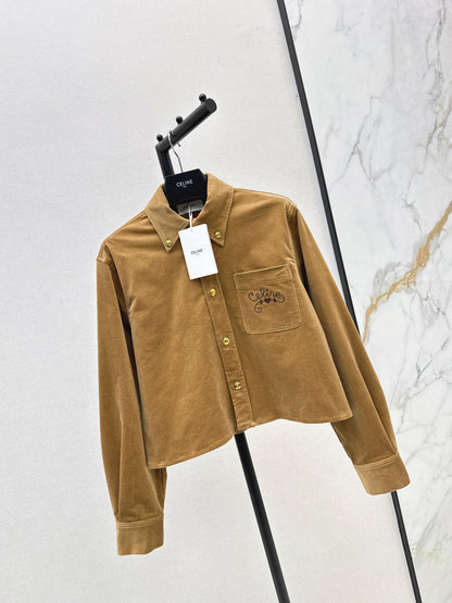 Ce1ni  NEW  corduroy shirt