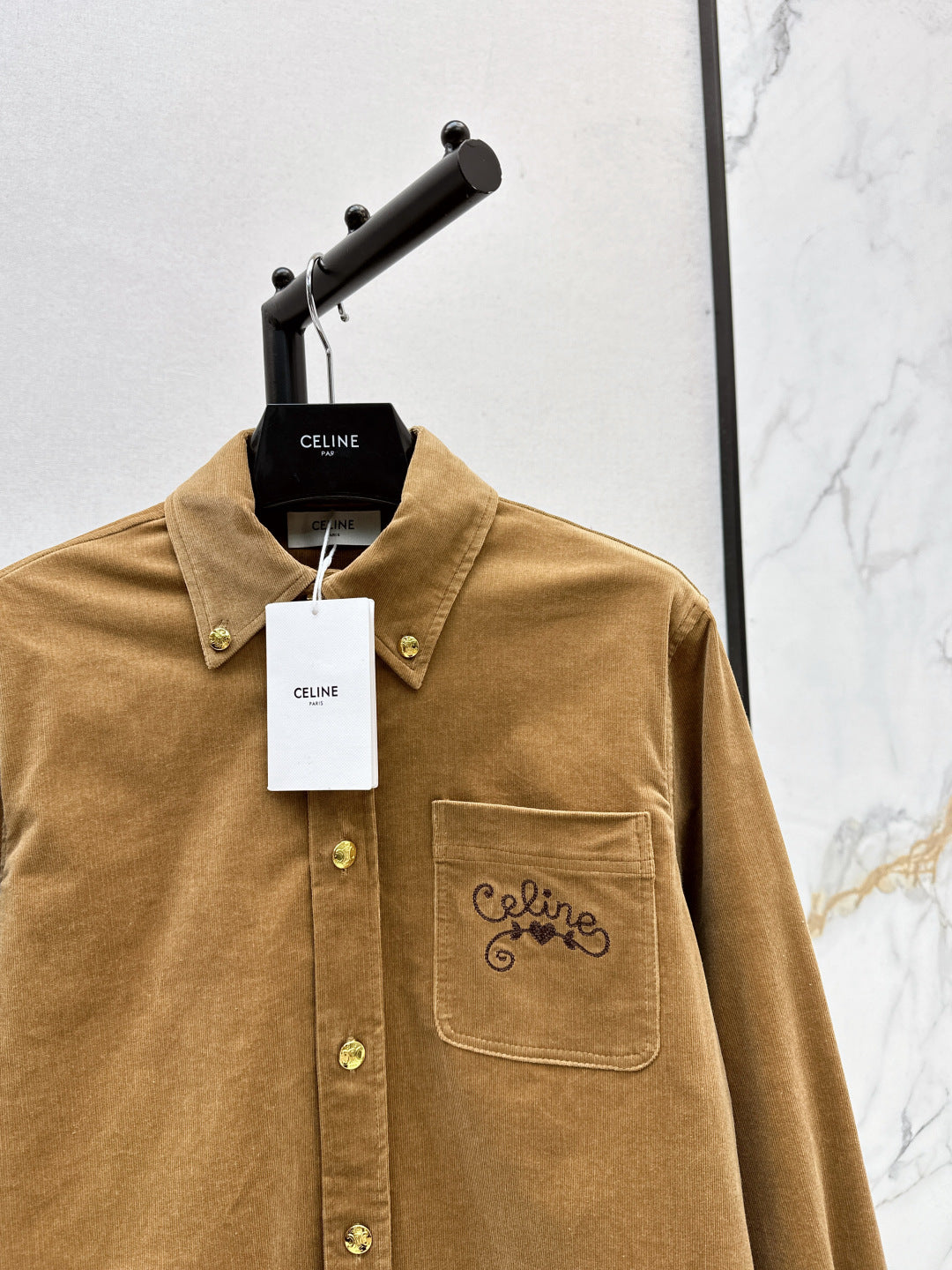 Ce1ni  NEW  corduroy shirt