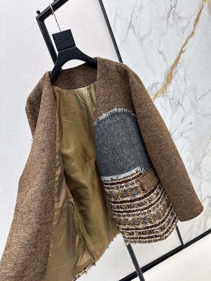 25Ss NEW woven blazer