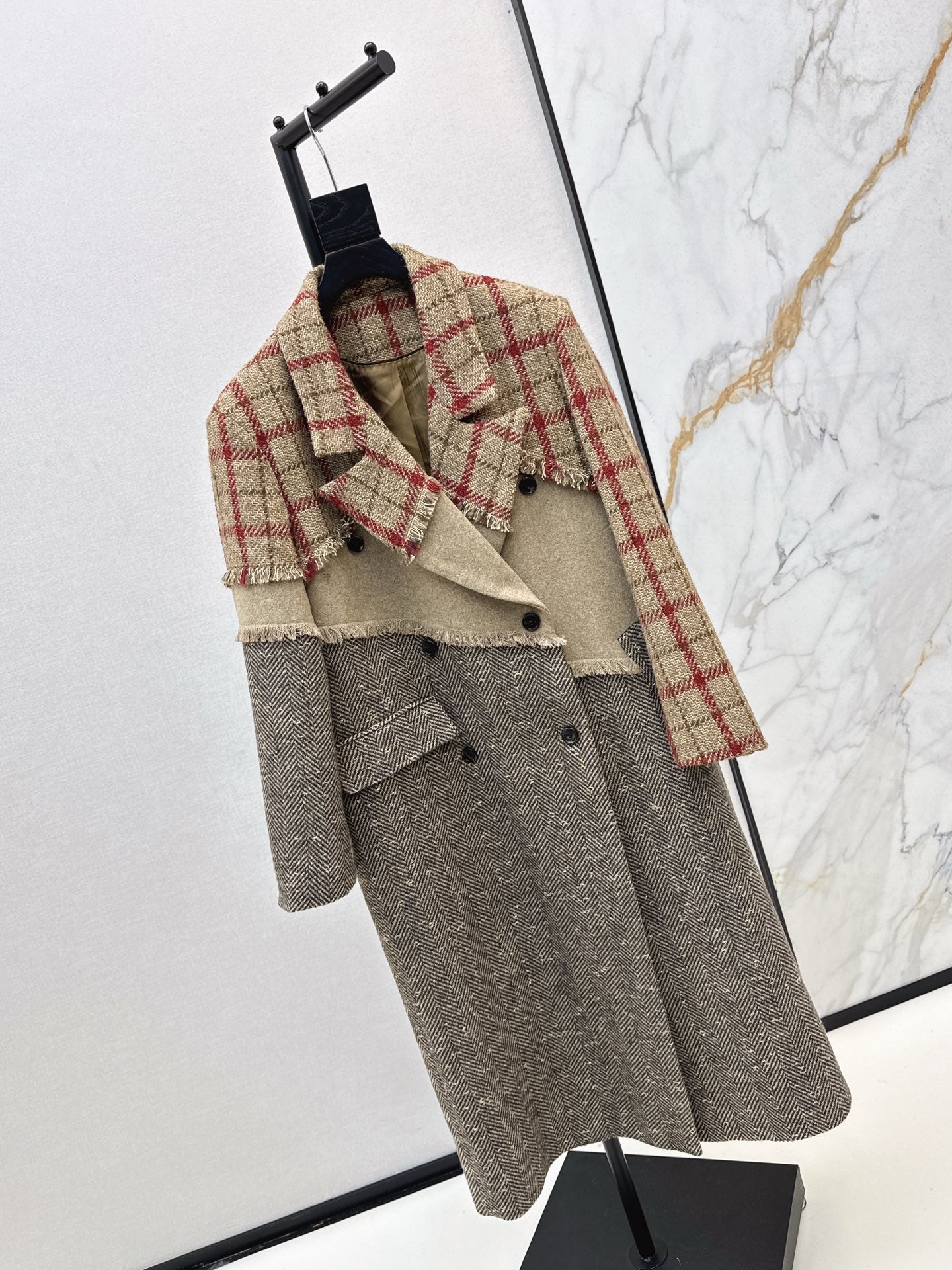 25Ss NEW color-block coat