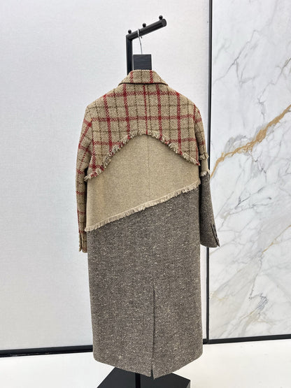 25Ss NEW color-block coat
