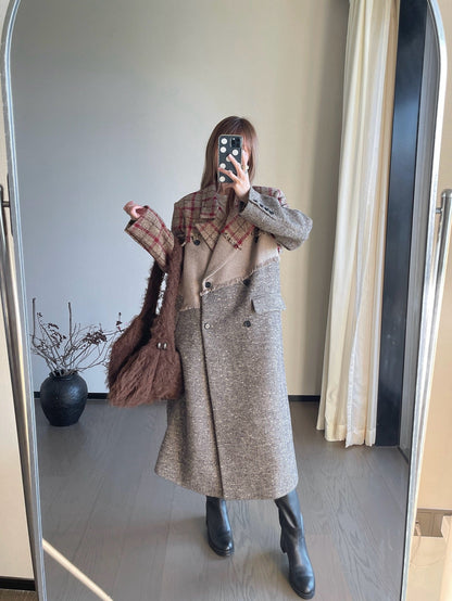 25Ss NEW color-block coat