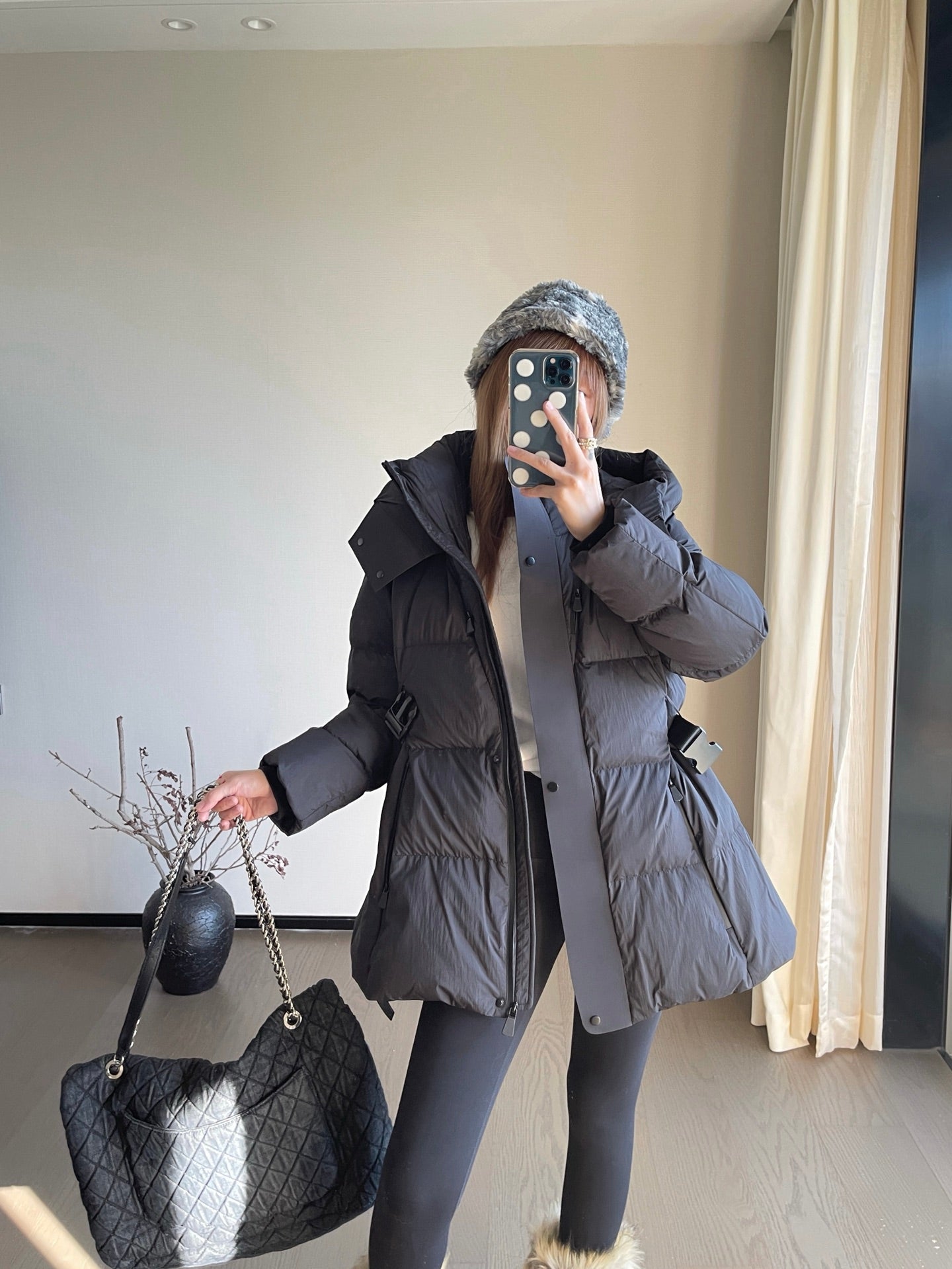 Bur NEW hooded down jacket