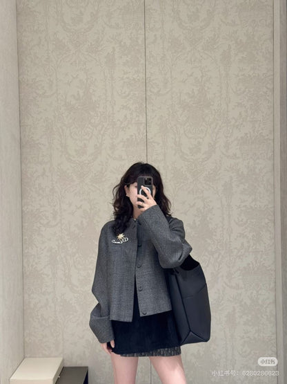 CD NEW stand collar jacket