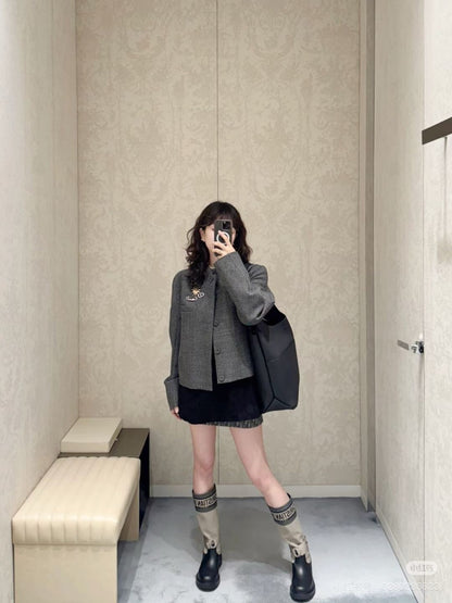 CD NEW stand collar jacket