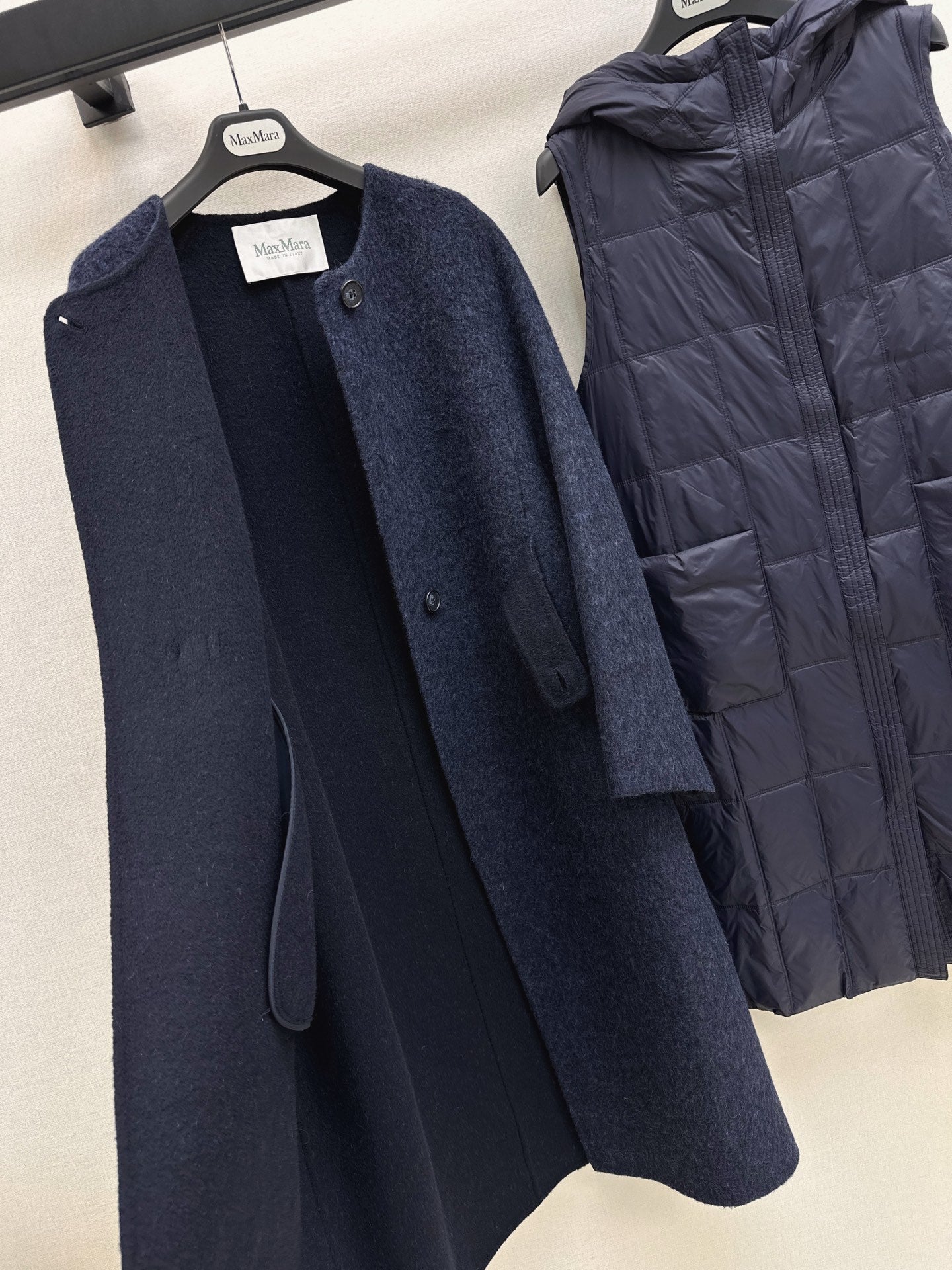 Max NEW Down liner + cashmere coat