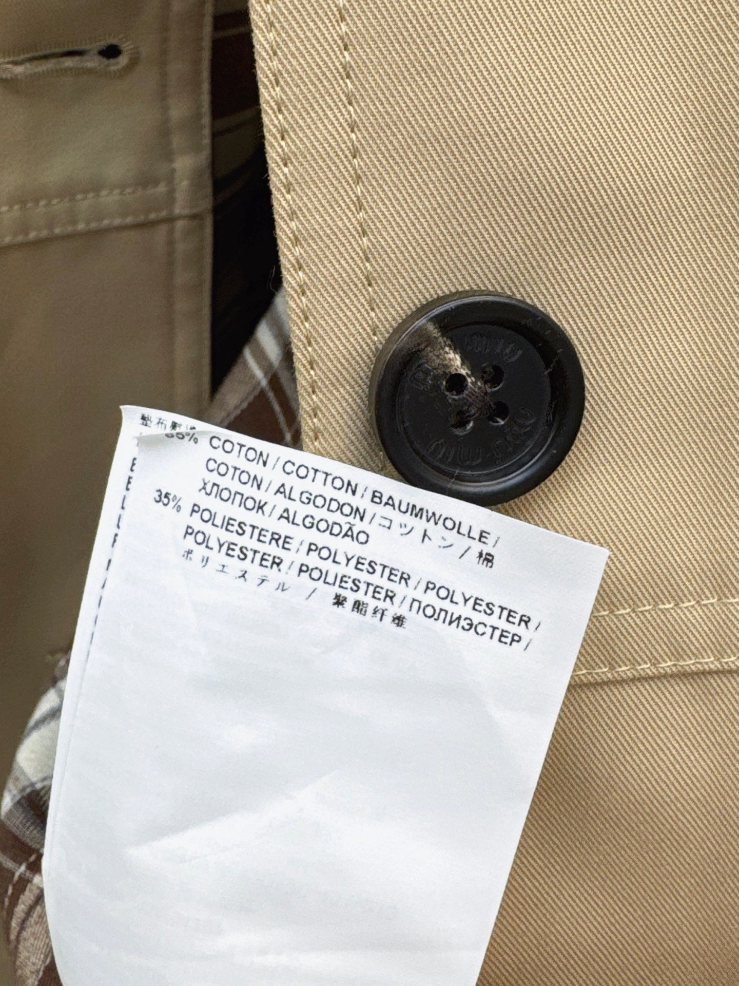 Miu NEW letter trench coat