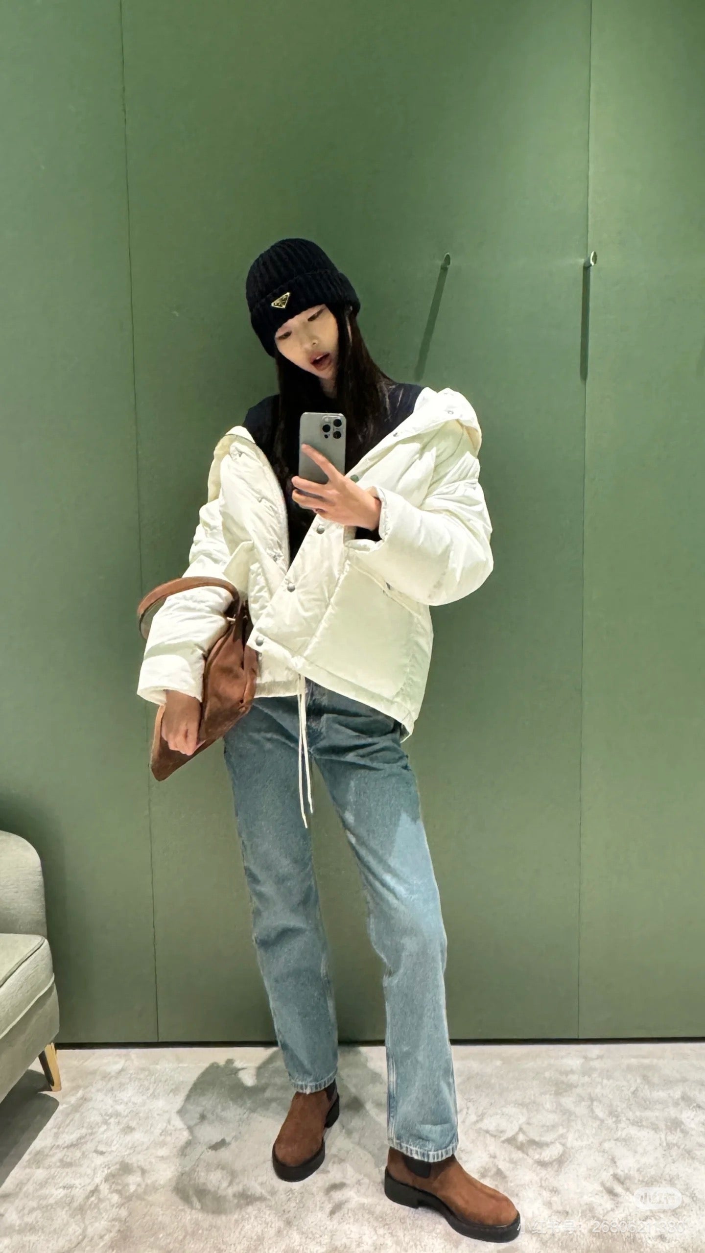 Pra NEW hooded down jacket