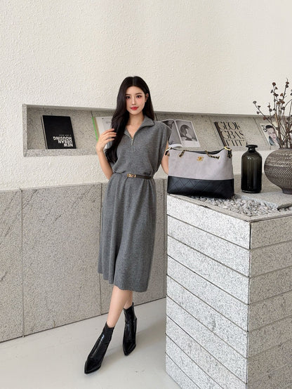 Herm NEW Wool sleeveless dress