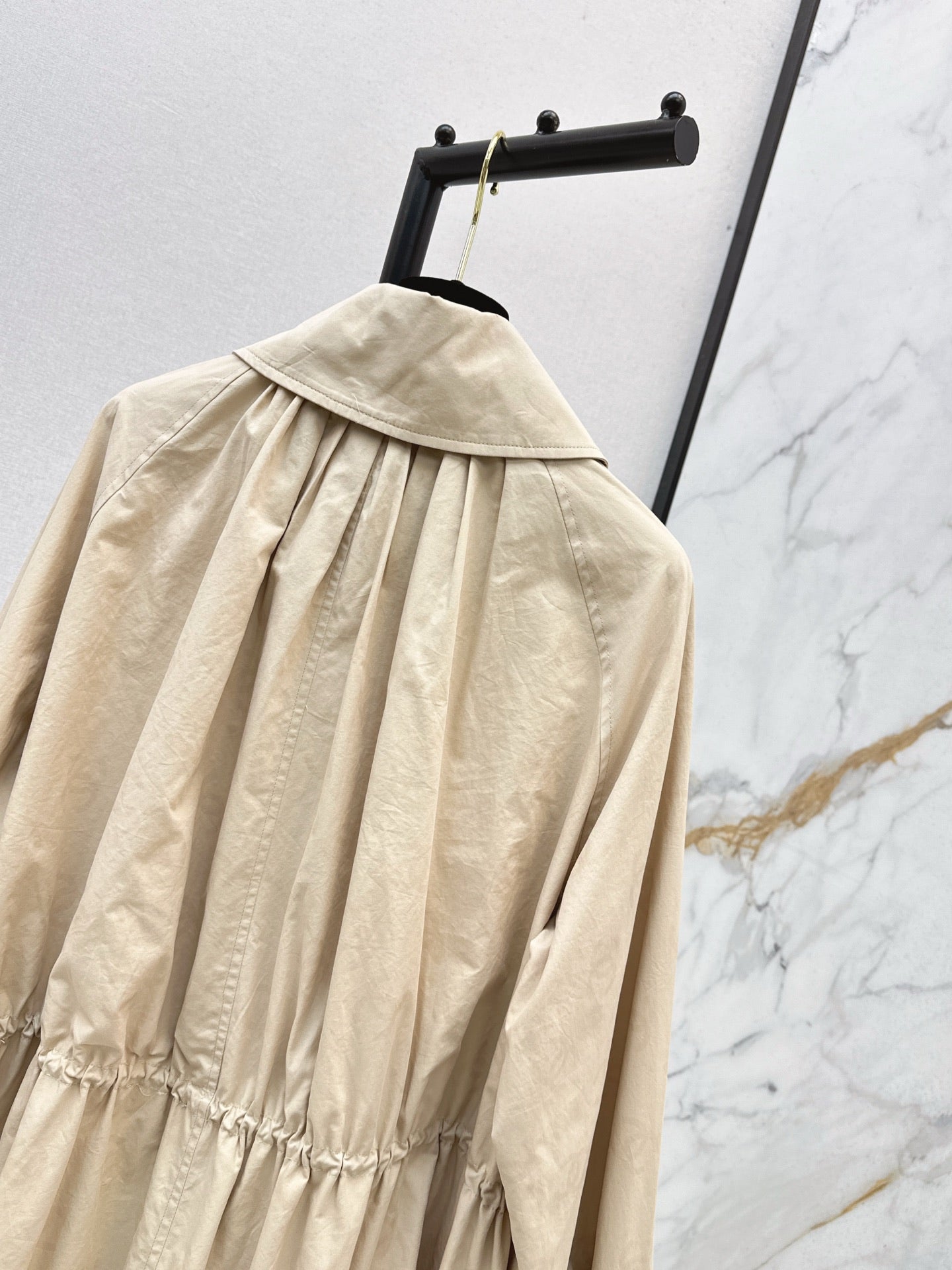 Chan NEW jacquard trench coat