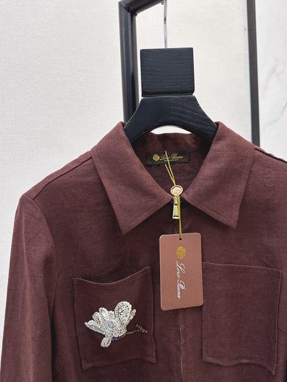 Loro NEW embroidered jumpsuit