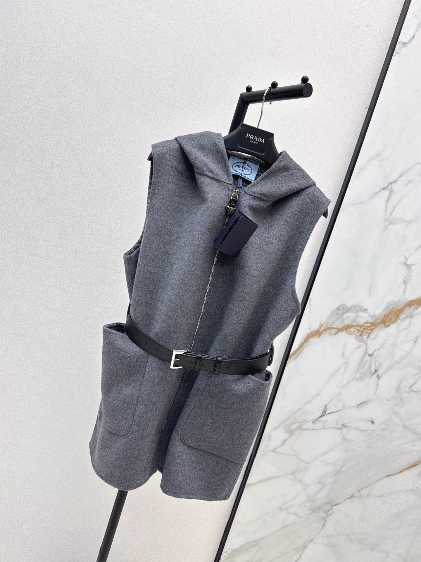 Pra NEW Hooded wool vest