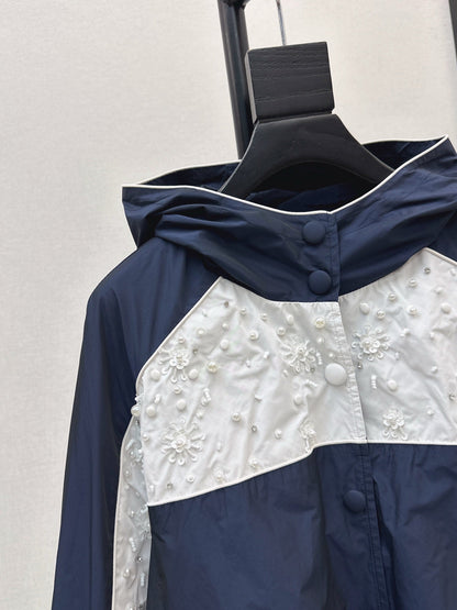 25Ss NEW Hooded casual jacket