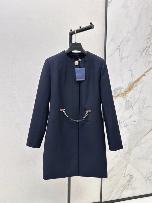 Louis NEW Leather buckle jacket