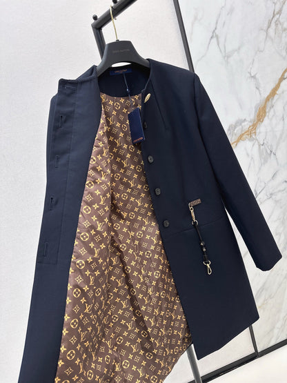 Louis NEW Leather buckle jacket