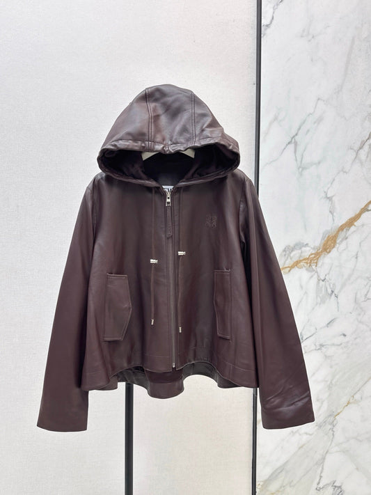 Loe NEW Sheepskin hooded jacket