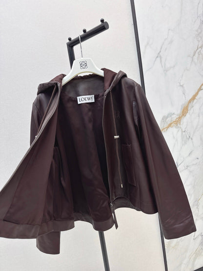 Loe NEW Sheepskin hooded jacket