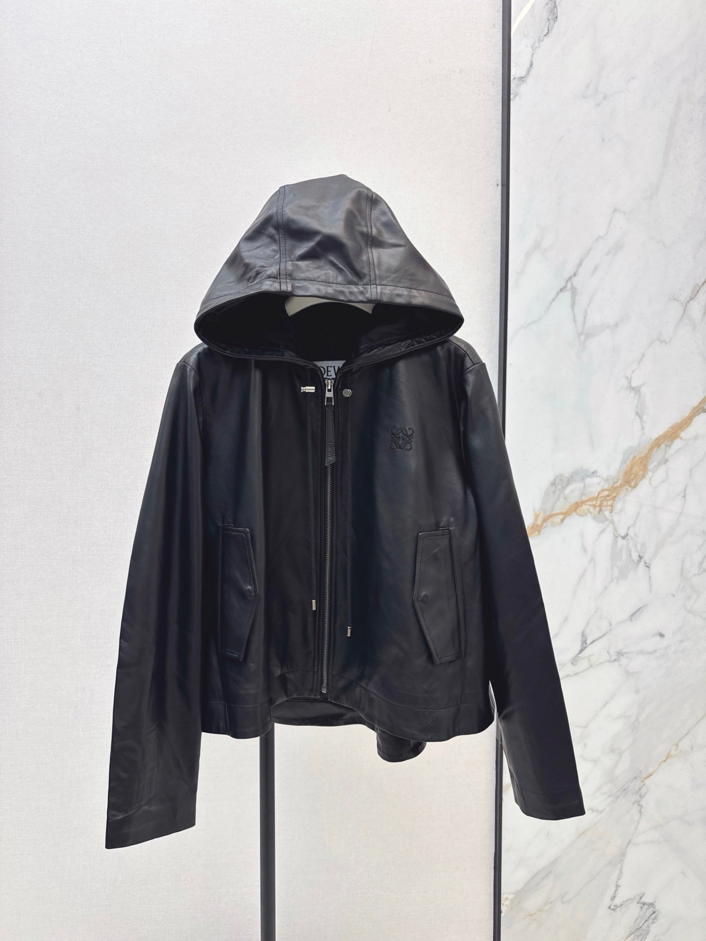 Loe NEW Sheepskin hooded jacket