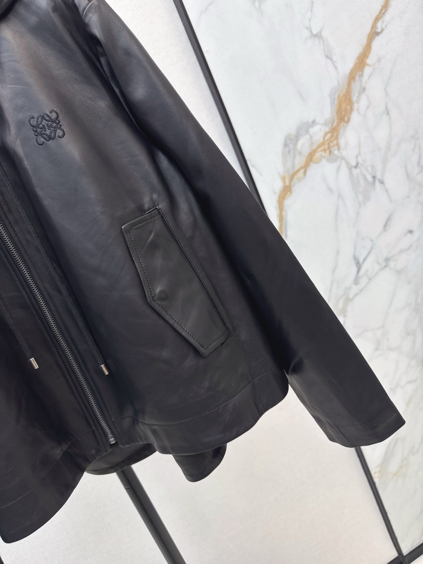 Loe NEW Sheepskin hooded jacket