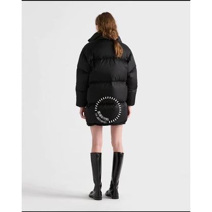 Pra NEW Down jacket with a belt