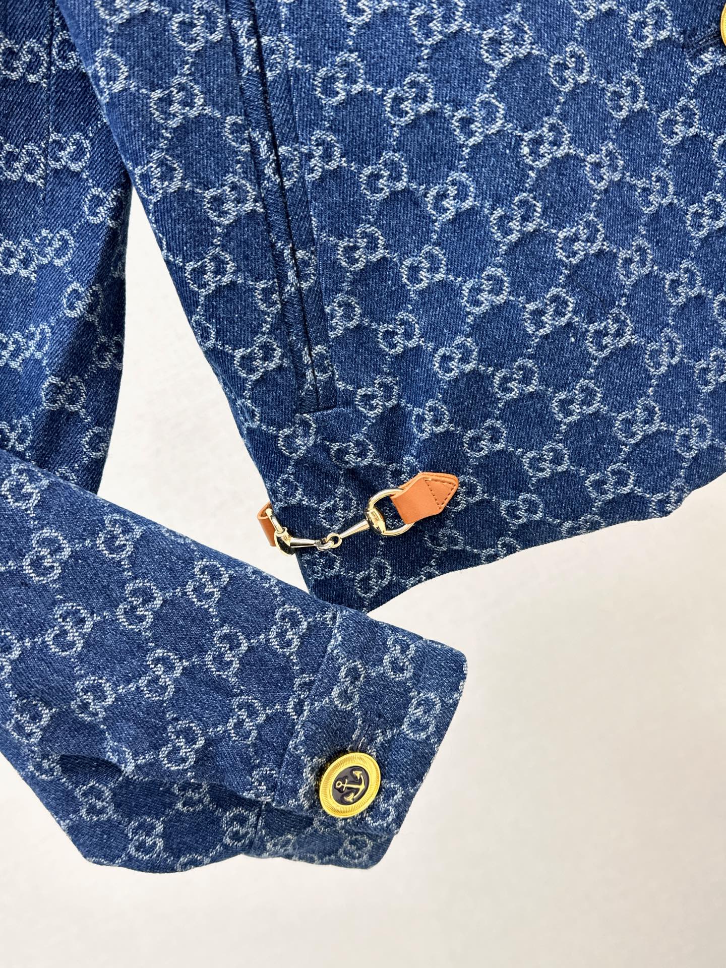 CD NEW jacquard denim jacket