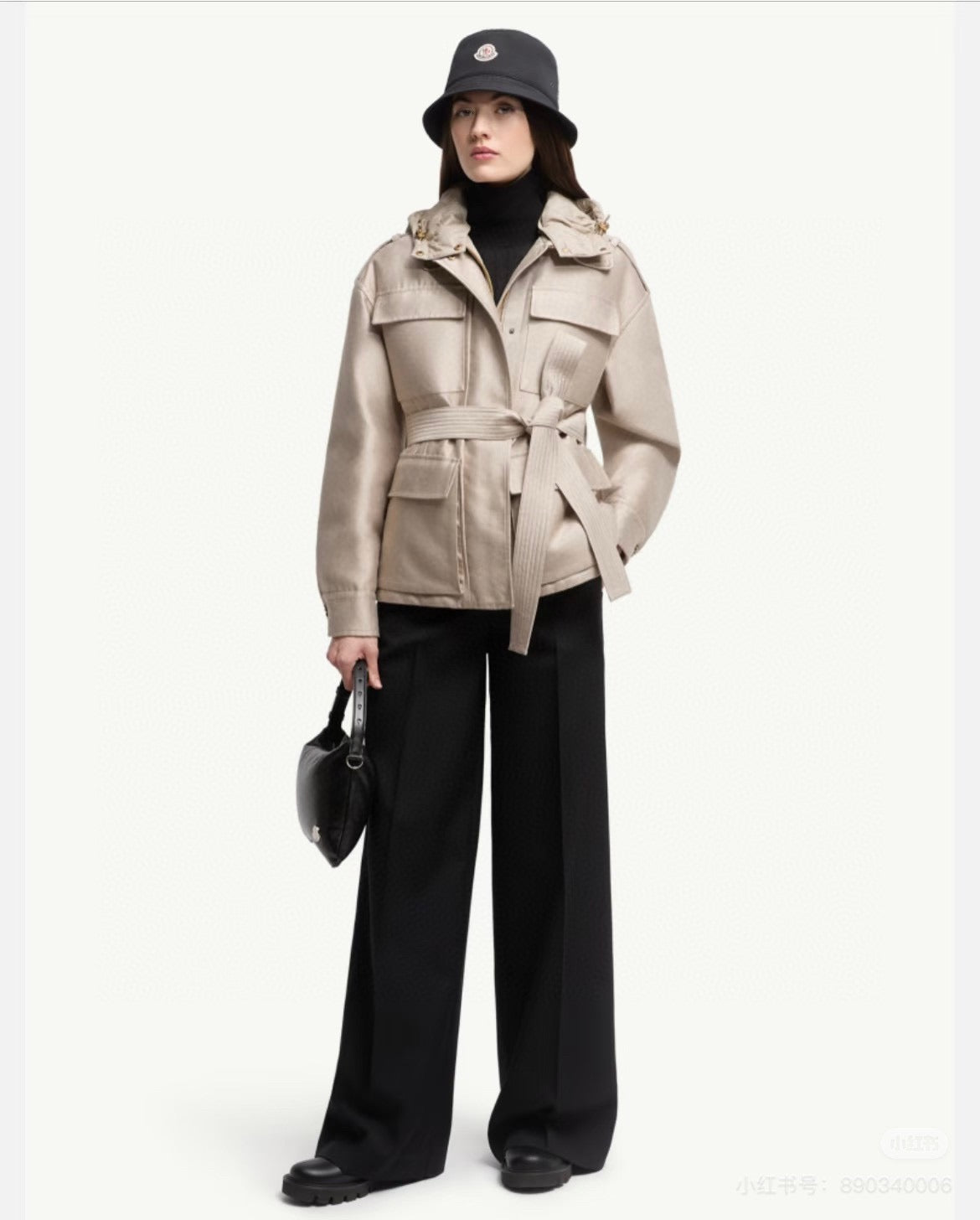 Monc NEW waisted down jacket