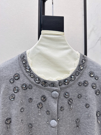 Miu NEW Round-neck cardigan