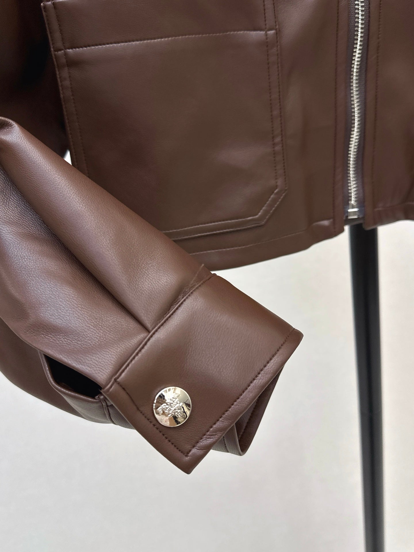 Pra NEW PU leather jacket